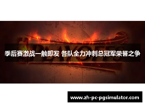 季后赛激战一触即发 各队全力冲刺总冠军荣誉之争